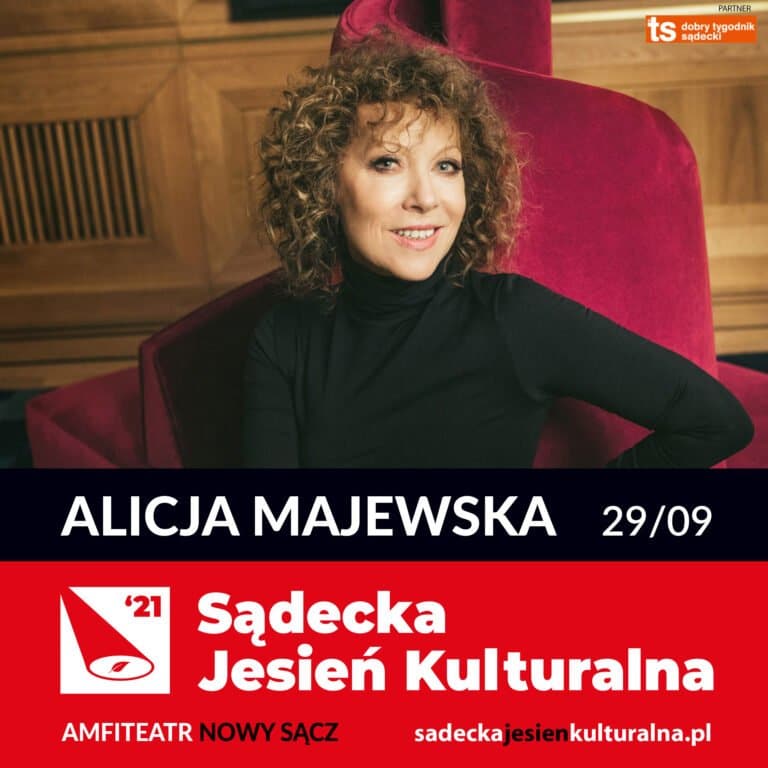 Nowy Sącz, 29 września: Sądecka Jesień Kulturalna koncert Alicji Majewskiej