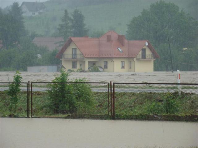 Sądecczyzna, powódź 2010