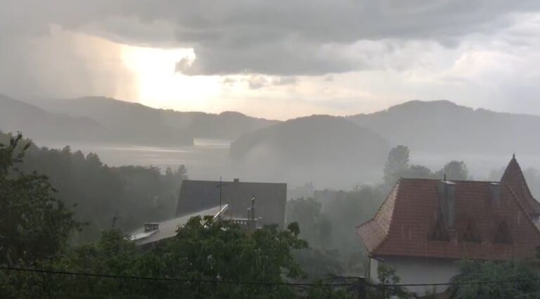 Tak wyglądała ulewa w Gródku nad Dunajcem. Dziś kolejne ostrzeżenie